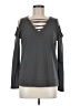 Moral Fiber Gray Pullover Sweater Size M - photo 1