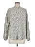 Max Studio 100% Rayon Floral Gray Long Sleeve Blouse Size M - photo 1