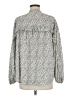 Max Studio 100% Rayon Floral Gray Long Sleeve Blouse Size M - photo 2