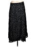 Purdey 100% Viscose Polka Dots Black Blue Casual Skirt Size EU 44 / US 14 - photo 1
