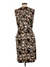 Lily Animal Print Brown Cocktail Dress Size L - photo 2