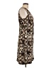 Lily Animal Print Brown Cocktail Dress Size L - photo 4
