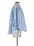 LINE Stripes Blue 3/4 Sleeve Blouse Size M - photo 4