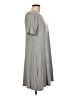 BCBGeneration Solid Gray Casual Dress Size L - photo 4