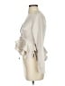 Alexis 100% Polyester Ivory 3/4 Sleeve Blouse Size S - photo 5
