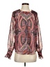 Ann Taylor LOFT 100% Polyester Paisley Pink Long Sleeve Blouse Size S - photo 1