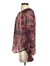 Ann Taylor LOFT 100% Polyester Paisley Pink Long Sleeve Blouse Size S - photo 5