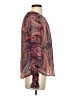 Ann Taylor LOFT 100% Polyester Paisley Pink Long Sleeve Blouse Size S - photo 4