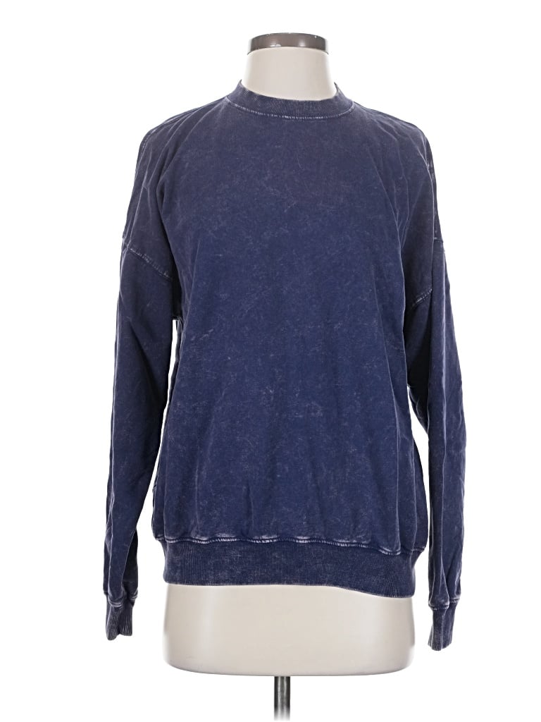 Pre-owned Sundown By Splendid Pullover Sweater In Blue