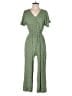 Sanctuary 100% Rayon Hearts Green Jumpsuit Size S - photo 1