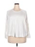 Athleta White 3/4 Sleeve T-Shirt Size 3X - photo 1
