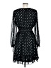 Chelsea28 100% Polyester Polka Dots Black Cocktail Dress Size M - photo 2