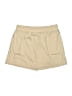Real Essentials Solid Tan Khaki Shorts Size M - photo 2