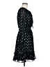 Chelsea28 100% Polyester Polka Dots Black Cocktail Dress Size M - photo 4