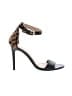 Veronica Beard Animal Print Black Sandals Size 8 1/2 - photo 1