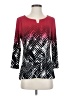 Calvin Klein Red 3/4 Sleeve Top Size S - photo 1