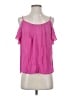 Joie 100% Silk Pink Short Sleeve Silk Top Size S - photo 1