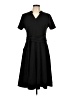 Unbranded Solid Black Casual Dress Size L - photo 1