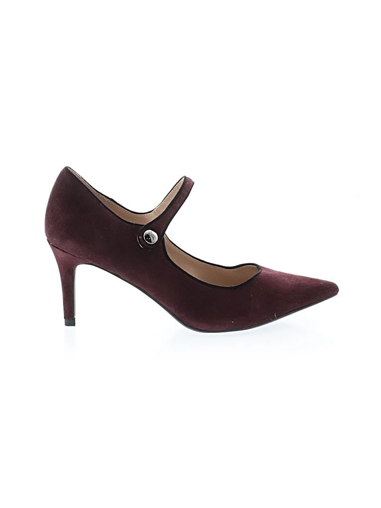 Pre-owned Alfani Heels In Burgundy