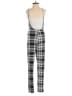 Fashion Nova Plaid Gray Jumpsuit Size S - photo 2
