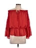 Jodifl 100% Polyester Red 3/4 Sleeve Blouse Size S - photo 1