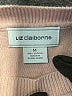 Liz Claiborne 100% Cotton Chevron-herringbone Pink Pullover Sweater Size M - photo 7