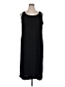 Studio 1 100% Polyester Solid Black Casual Dress Size 16 - photo 1