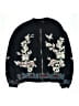 Assorted Brands 100% Cotton Floral Black Blue Jacket Size 18 - photo 1