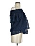 Crosby Blue Short Sleeve Blouse Size XS - photo 4