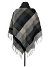 Lime 100% Acrylic Black Poncho One size - photo 2