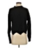 Shein Chevron-herringbone Black Turtleneck Sweater Size 4 - photo 1