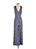 Elevenses 100% Rayon Paisley Blue Jumpsuit Size 4 - photo 1