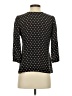 Built by Wendy 100% Silk Polka Dots Black 3/4 Sleeve Silk Top Size XS - photo 2