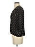 Built by Wendy 100% Silk Polka Dots Black 3/4 Sleeve Silk Top Size XS - photo 5