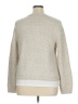 Design History Metallic Silver Pullover Sweater Size XL - photo 2
