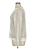 Design History Metallic Silver Pullover Sweater Size XL - photo 5