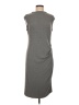 Hem & Thread Solid Gray Casual Dress Size M - photo 1