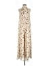 Halogen 100% Polyester Animal Print Ivory Jumpsuit Size S - photo 1