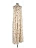 Halogen 100% Polyester Animal Print Ivory Jumpsuit Size S - photo 2