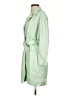Veda Solid Green Trenchcoat Size P (petite) - photo 5