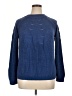 Unbranded Chevron-herringbone Blue Pullover Sweater Size XL - photo 1