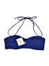Fabletics Solid Blue Swimsuit Top Size M - photo 2