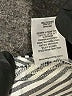 Something Navy 100% Rayon Stripes Black Long Sleeve Blouse Size M - photo 8