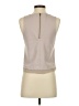 Line & Dot 100% Polyester Tan Sleeveless Blouse Size S - photo 2