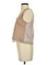 Line & Dot 100% Polyester Tan Sleeveless Blouse Size S - photo 5