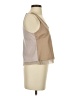 Line & Dot 100% Polyester Tan Sleeveless Blouse Size S - photo 4