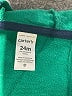 Carter's 100% Cotton Green Zip Up Hoodie 18-24 MO / 24 MO - photo 3