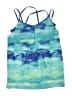 RBX 100% Polyester Tie-dye Blue Swimsuit Top Size M - photo 1