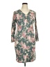 Bold Elements Floral Gray Casual Dress Size XL - photo 1