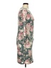 Bold Elements Floral Gray Casual Dress Size XL - photo 4